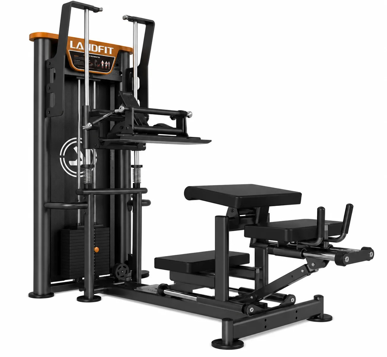 Тренажёр для махов ногой назад лёжа Land Fitness LDHS-186