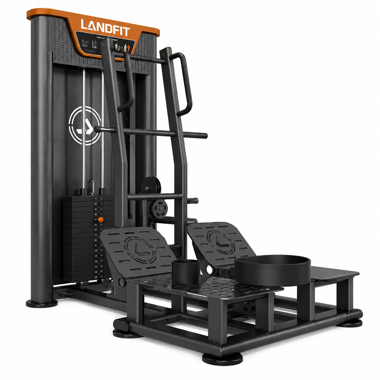 Тренажёр для приседаний и махов ногой Land Fitness LDHS-181
